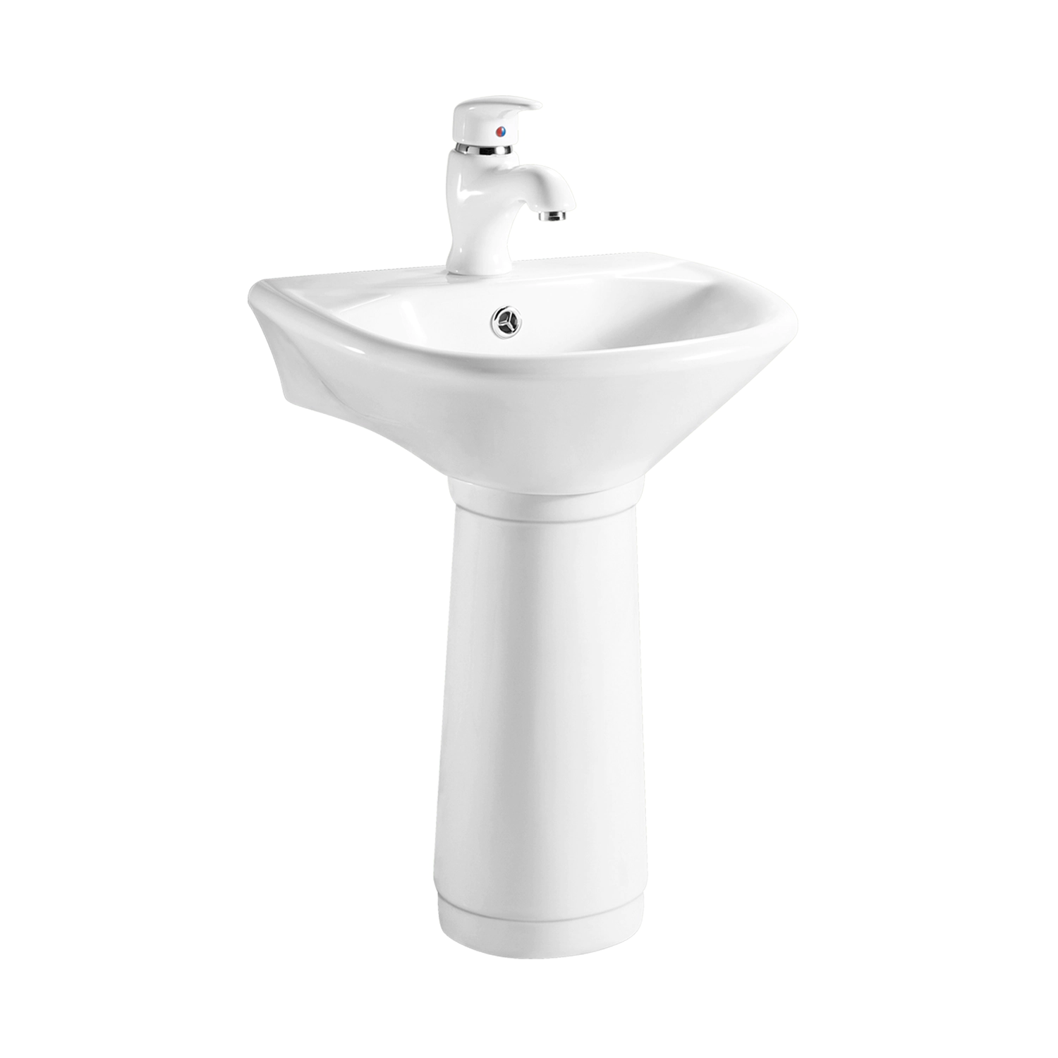 bathroom ceramic child pedestal sink, best kindergarten children pedestal sink supplier in china -- waxiang ceramics